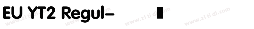 EU YT2 Regul字体转换